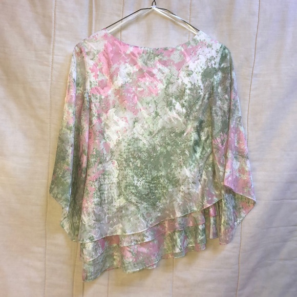 Asymmetrical Alex Evenings Top - Picture 2 of 6